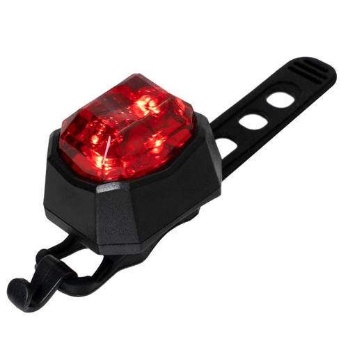 Фонарь для велосипеда задний AQ-009-3LED 2xCR2032/3 Modes Red/Black (230919cf)