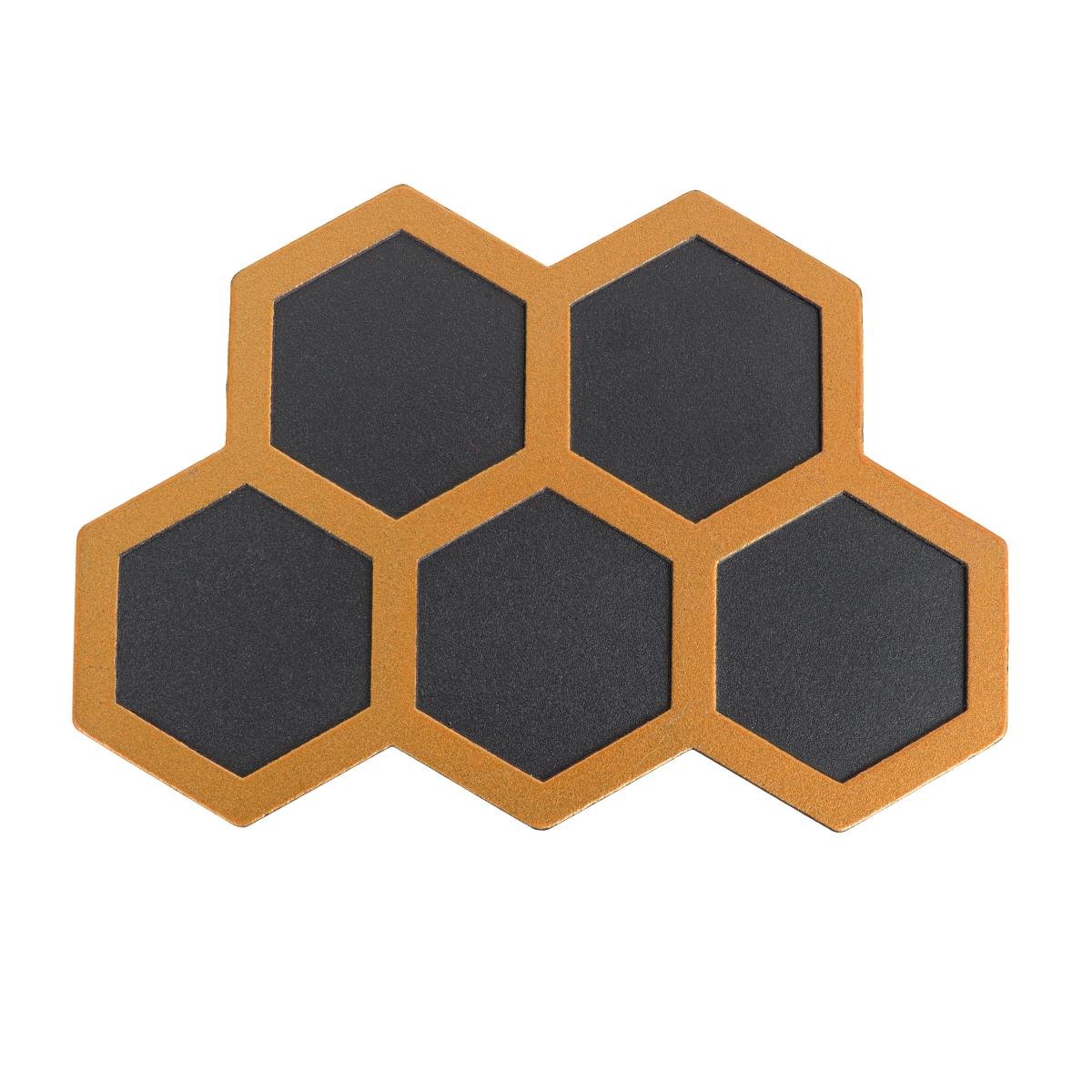 Підсвітка-соти Brille AL-621/3+2 W WW Led IP54 BK/G