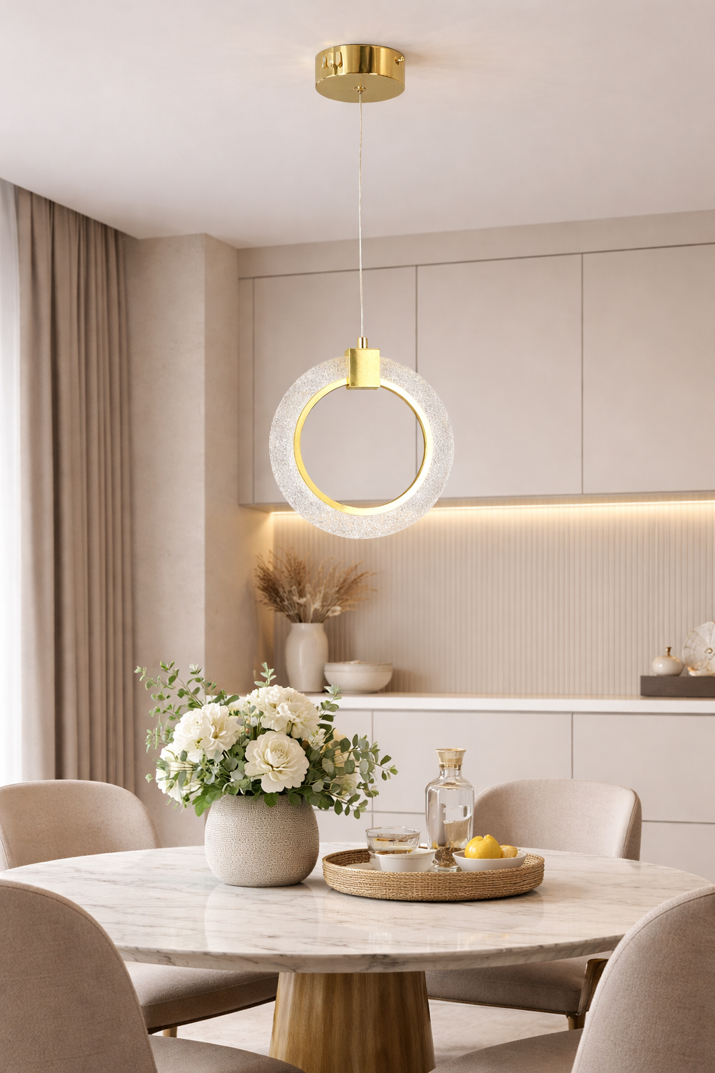Подвесной светильник Halo Glass LED нейтральный свет 7W (20371/1GD)