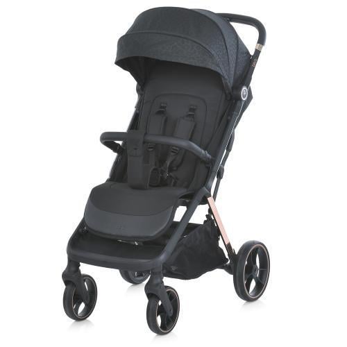 Коляска-книжка прогулочная с автоскладкой El Camino ME 1127-G BEYA Black Leo (CD44769)