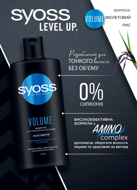 Шампунь SYOSS Volume 440 мл (7881) - фото 2 Шампунь SYOSS Volume 440 мл (7881) - фото 2