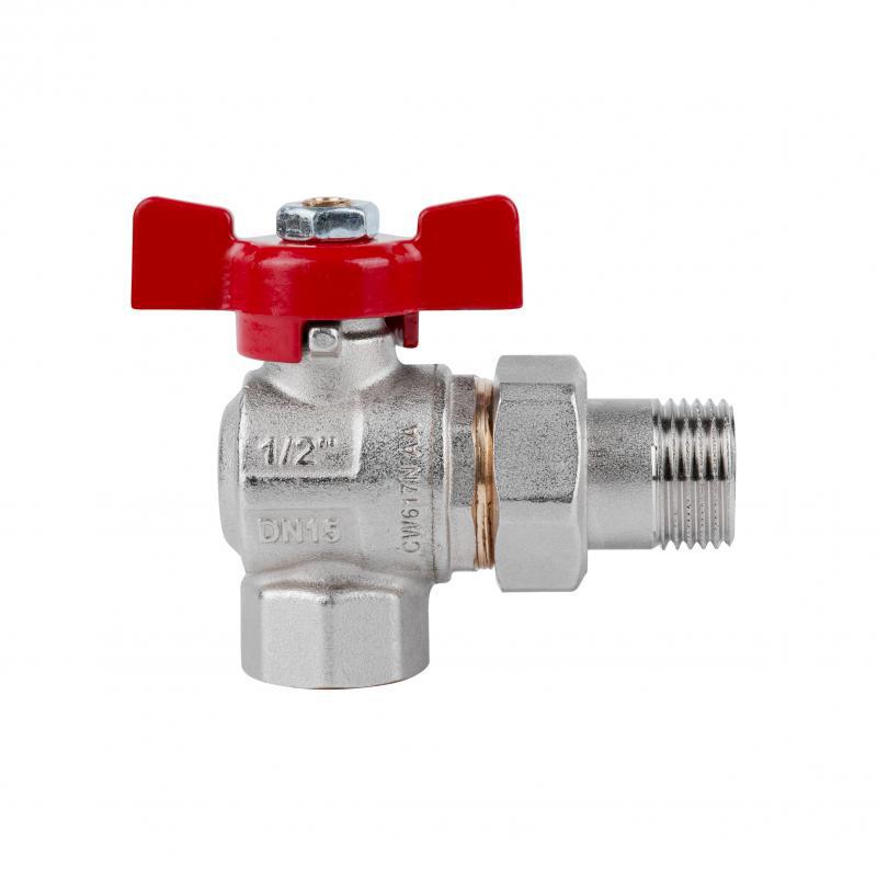 Кран шаровой угловой Icma FAR. ROSSA №361 1/2" (SD00042357) - фото 3 Кран шаровой угловой Icma FAR. ROSSA №361 1/2" (SD00042357) - фото 3