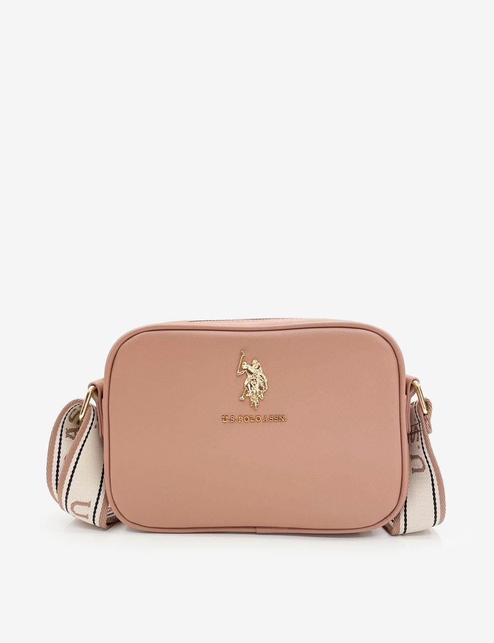 Жіноча сумка крос-боді U.S. Polo ASSN CLASSIC ZIP CROSSBODY Mauve (786662157930)