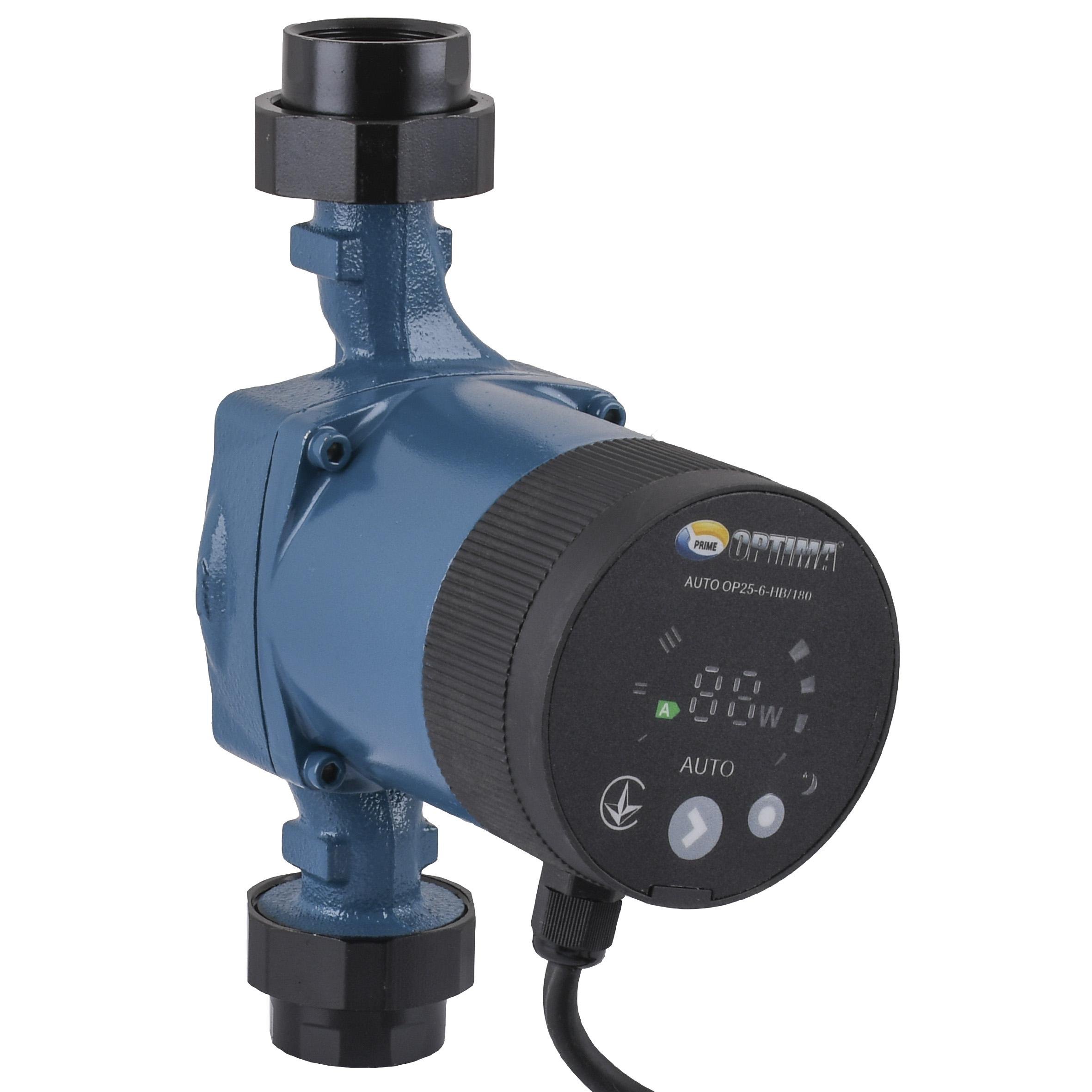 Насос циркуляційний енергозберігаючий Optima Prime OP25-60AUTO 180 мм + гайки (8739082)