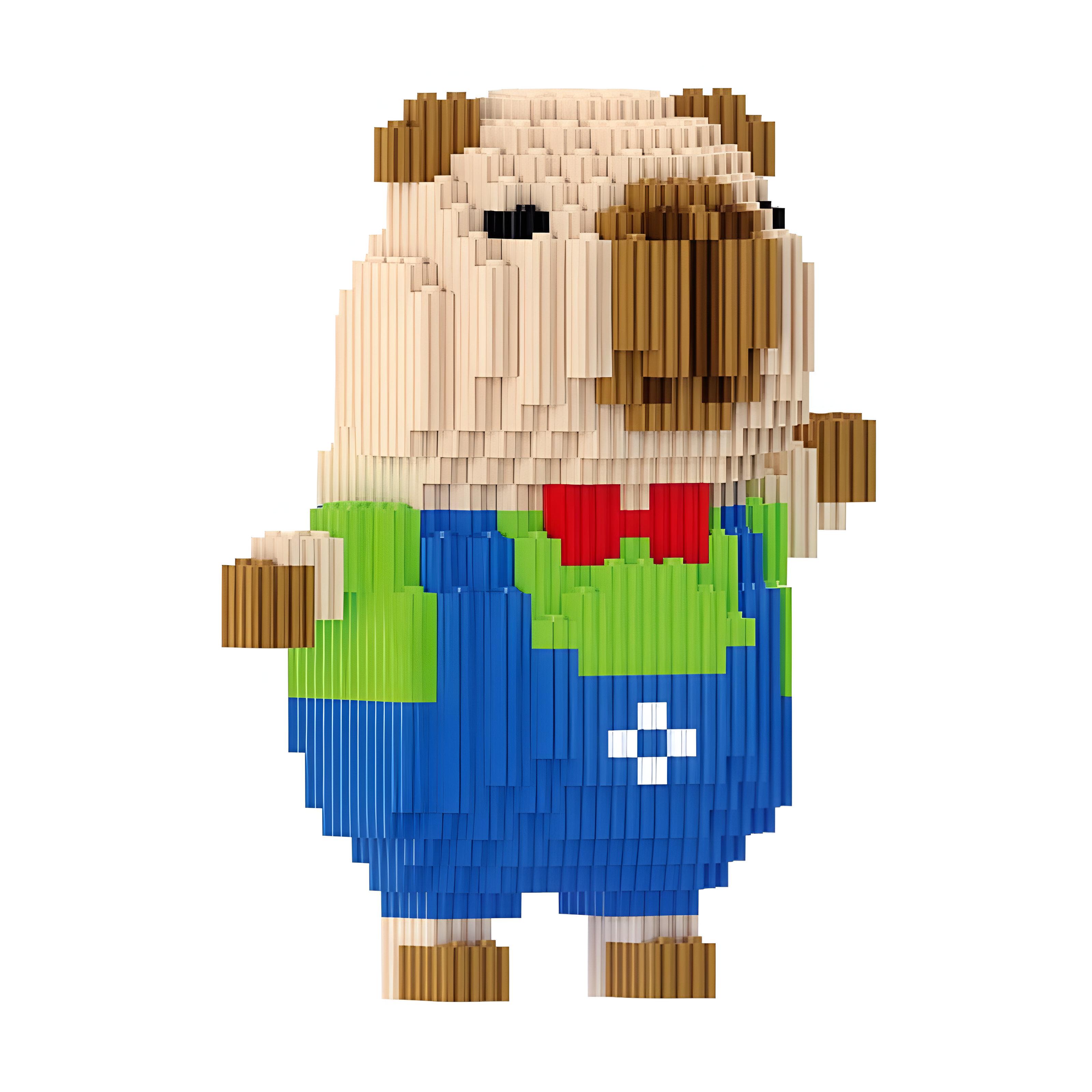 Конструктор Magic Blocks Капібара в костюмі 1498 дет. (7259)