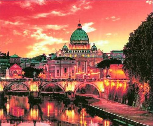 Картина за номерами Вектор Вічне місто 40x50 см (skl-OTG6427)