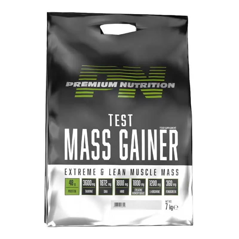Гейнер высокобелковый PREMIUM Nutrition Test Mass Gainer Кофе-фраппе 7 кг (22648-01)