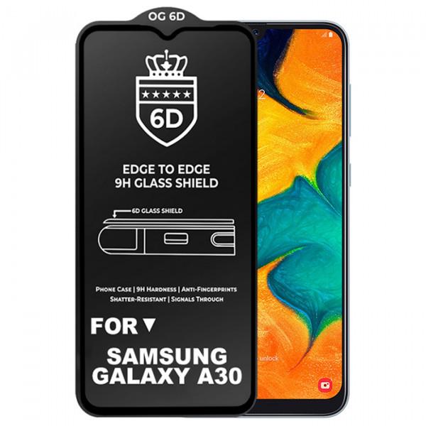 Защитное стекло 6D для Samsung A30 противоударное Защитное стекло 6D для Samsung A30 противоударное