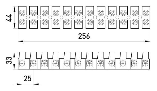Колодка клеммная E.NEXT e.tc.stand.12.40 делимая 12P 100A 40 мм2 Белый (s016006) - фото 2 Колодка клеммная E.NEXT e.tc.stand.12.40 делимая 12P 100A 40 мм2 Белый (s016006) - фото 2