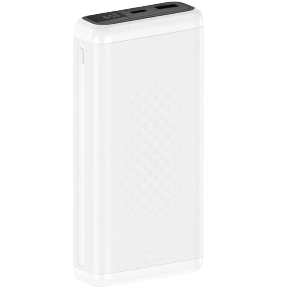 Мобильная батарея универсальная Xo PB309 Digital Fast Charger 20000mAh 22,5W Белый