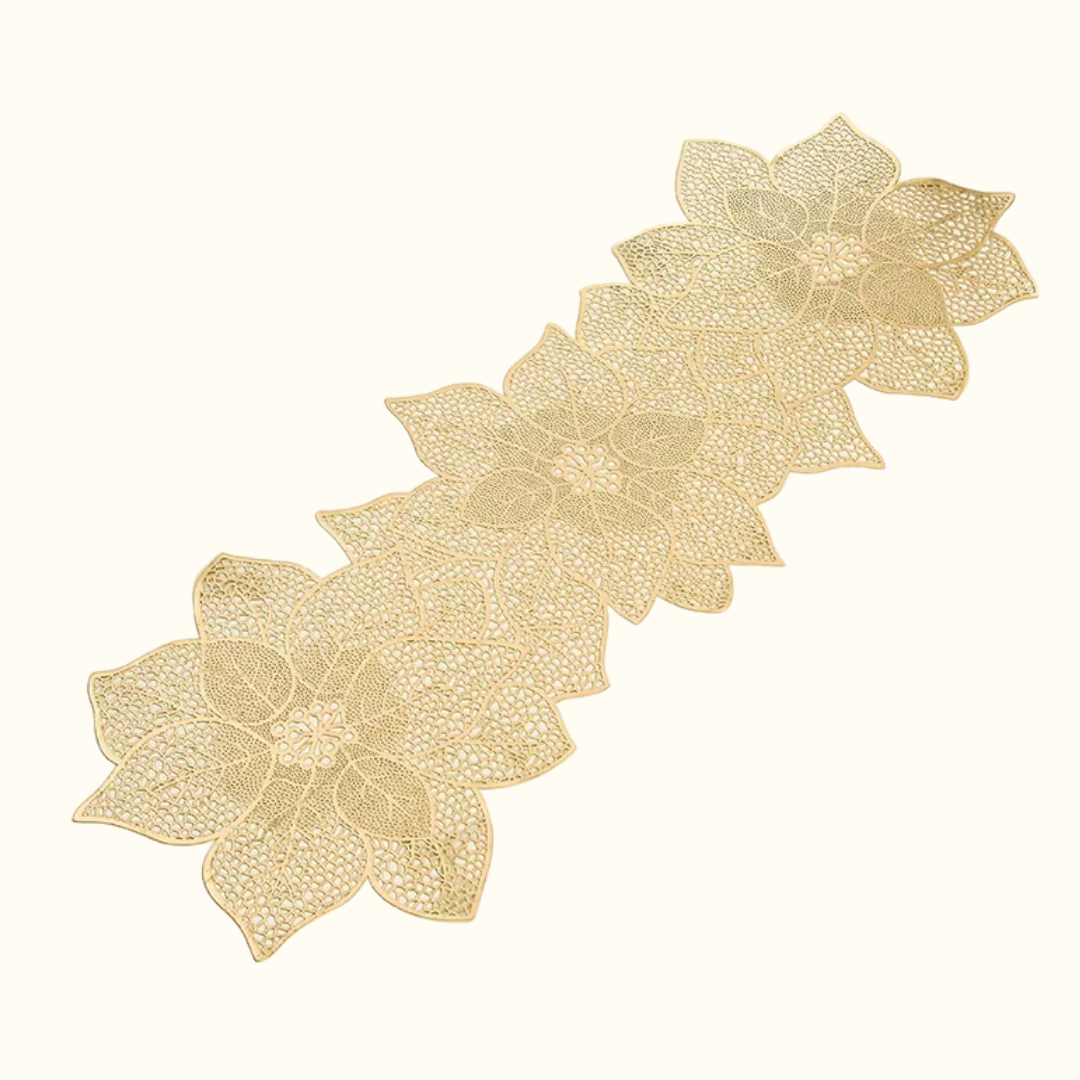 Коврик сервировочный под горячее 91х35 см Золотистый (Z003)