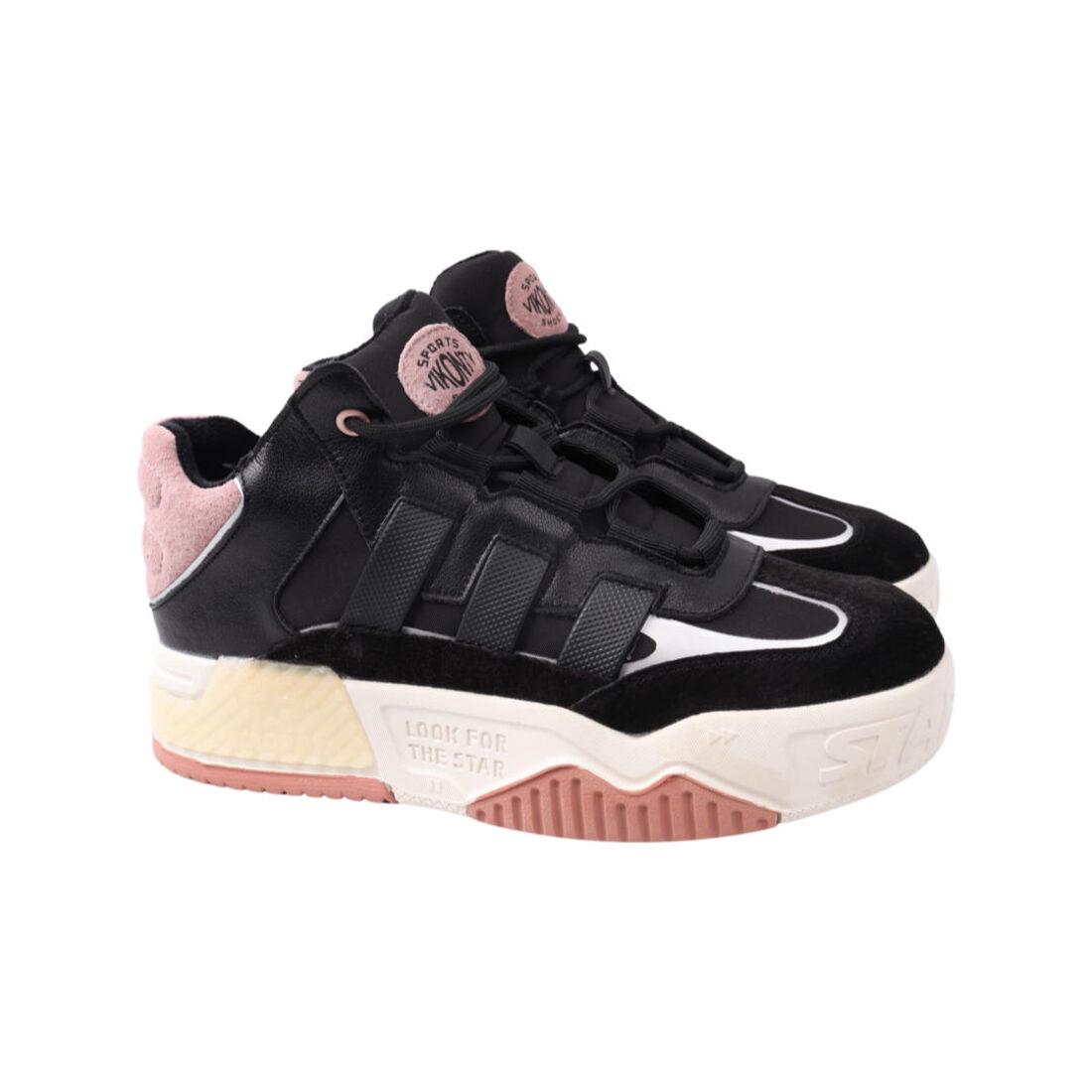 Ботинки женские Vikonty нубук Черный (289-21DHS 36)