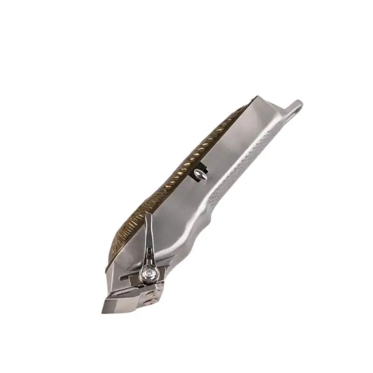 Машинка для стрижки Sokany SK-LF-9976 аккумуляторная с 4 насадками и USB Золотой (3729) - фото 12