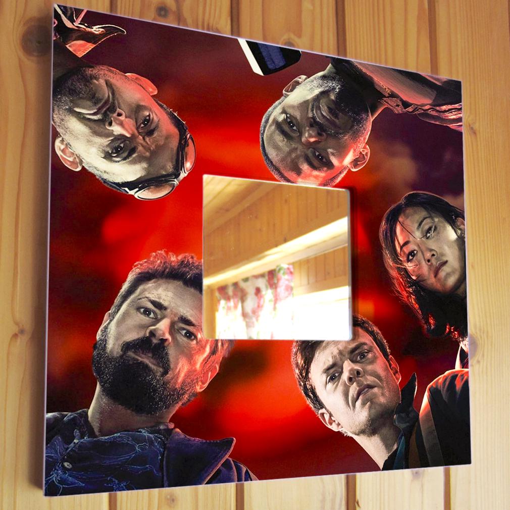 Зеркало декоративное Сериал "Хлопаки" DC Comics 260х260 мм (M04329)