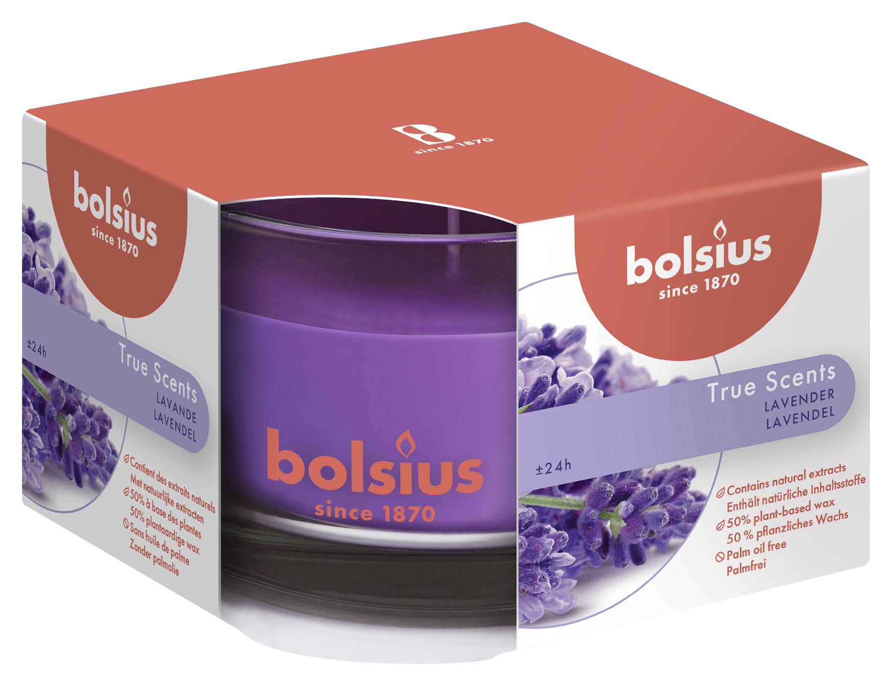 Свічка ароматична Bolsius True Scents Lawenda 63х90 мм (BOL-170477)