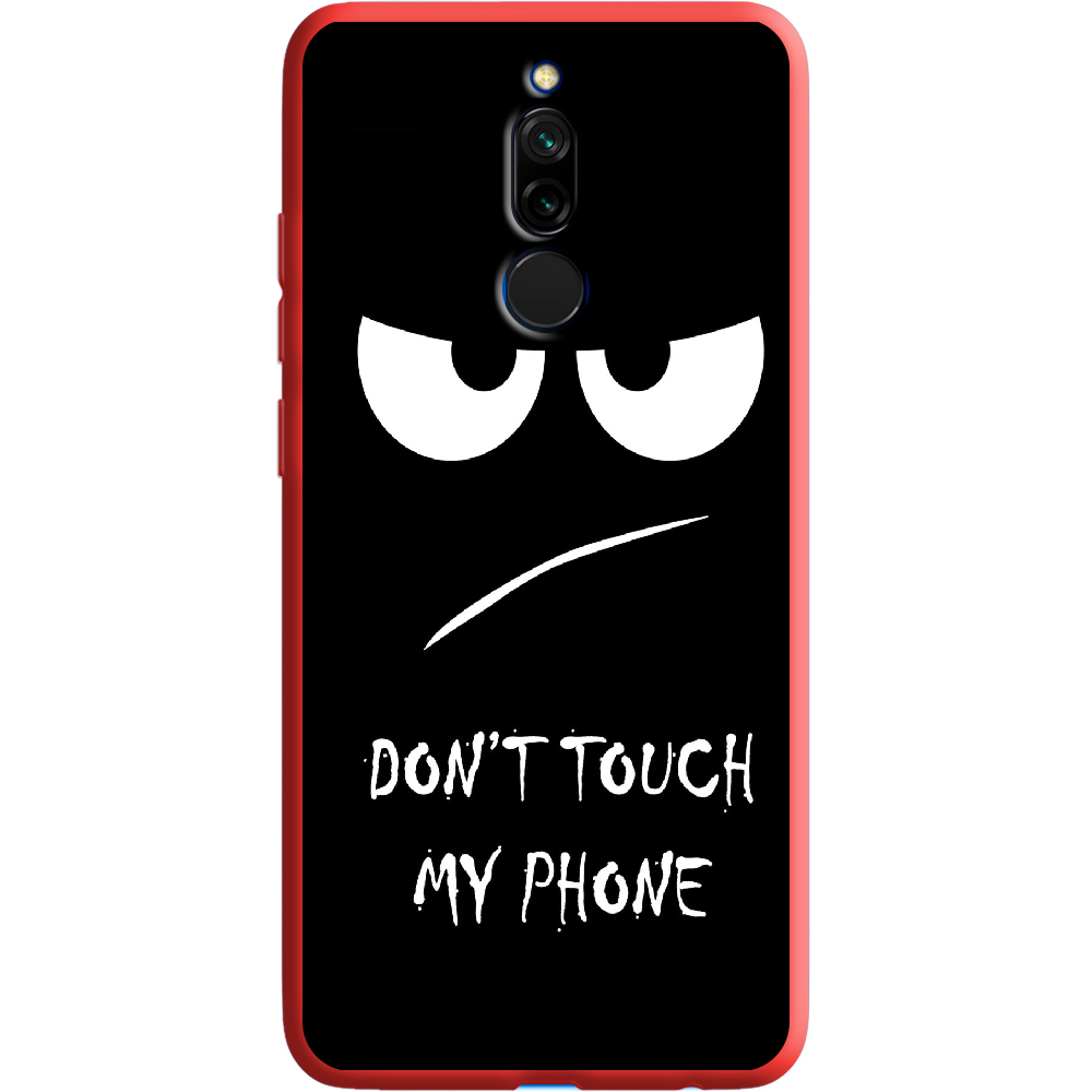 Чехол Boxface Xiaomi Redmi 8 Don't Touch my Phone Красный силикон (38411-up535-38680)