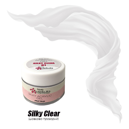 Акрил-гель Nails Molekula silky acrylic gel №01 30 мл (67017279) - фото 2