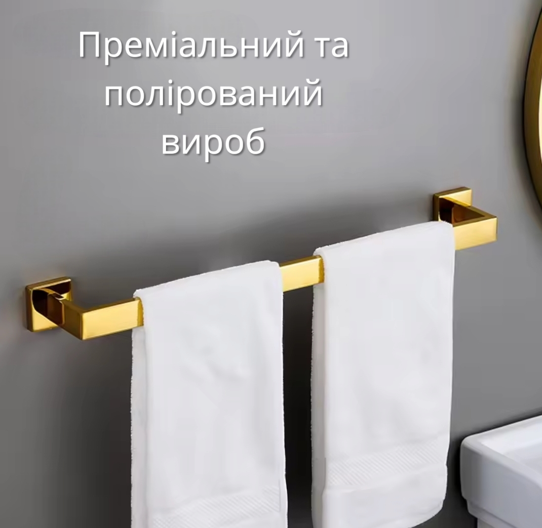 Комплект оборудования для ванной комнаты 3в1 Золотой - фото 6 Комплект оборудования для ванной комнаты 3в1 Золотой - фото 6