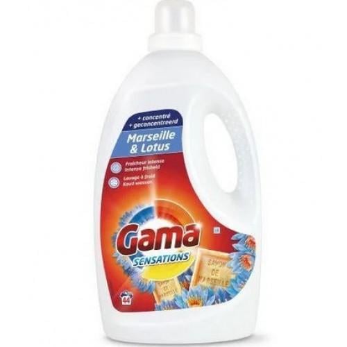 Гель для прання Gama марсель і лотос 44 прання 2,2 л (000007887)