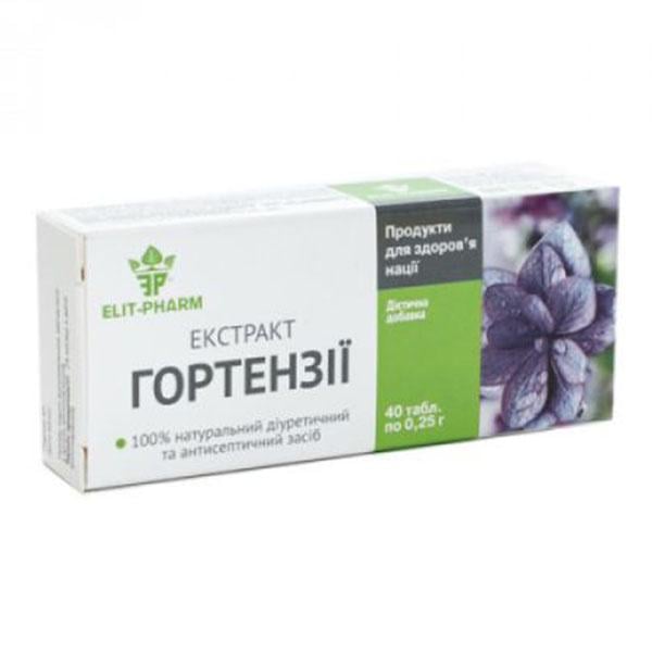 Урологічний препарат Elit-Pharm Екстракт гортензії 40 табл. (000025310)
