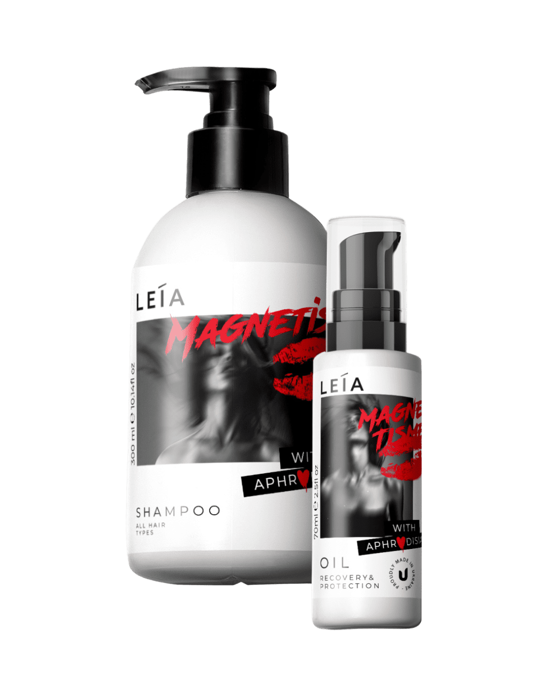 Набір догляду за волоссям Leia SET 3 шампунь Magnetisme 300 мл/олія Magnetisme 70 мл - фото 1 Набір догляду за волоссям Leia SET 3 шампунь Magnetisme 300 мл/олія Magnetisme 70 мл - фото 1