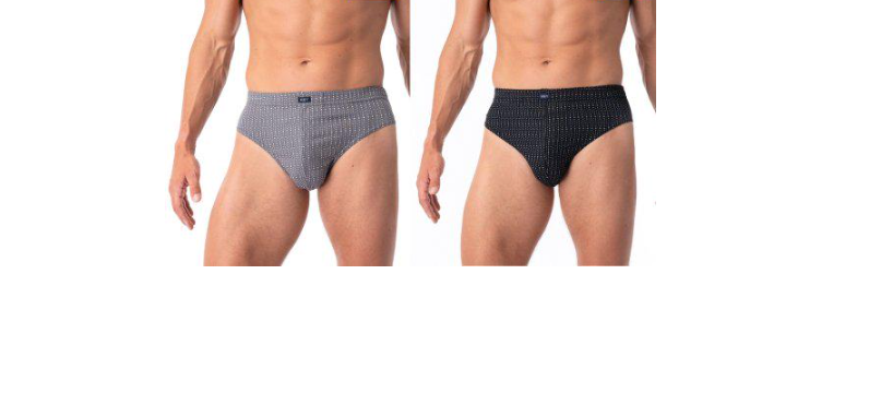 Трусы слипы мужские KEY MPС 944 L 2 шт . Разноцветный с рисунком (5904765680222)