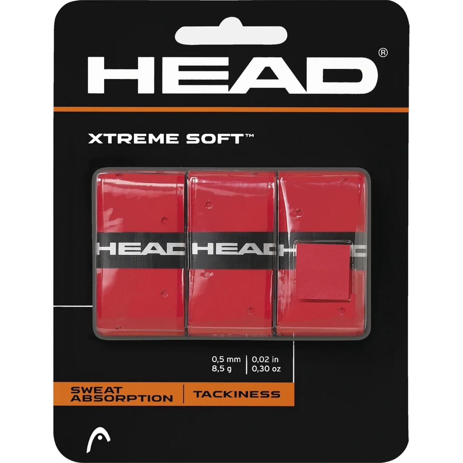 Обмотка для ракеток Head XTREMESOFT OVERGRIP 3 шт. Красный (285-104) Обмотка для ракеток Head XTREMESOFT OVERGRIP 3 шт. Красный (285-104)