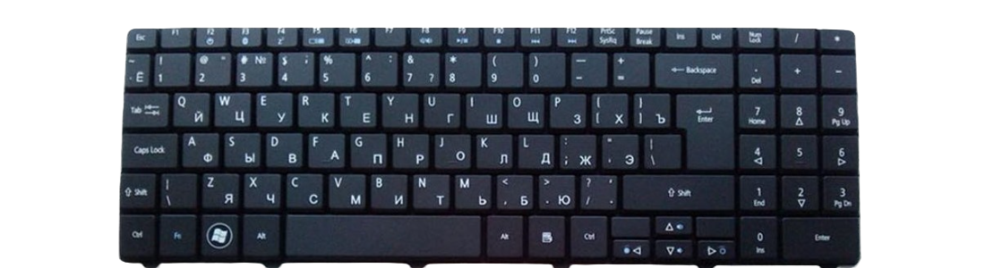 Клавиатура для ноутбука Acer Aspire 5734Z матовая (KB.I170A.277)