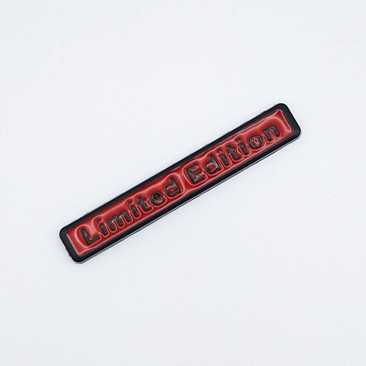 Эмблема Limited Edition 6,5х1 см Черный/Красный (1773945840)