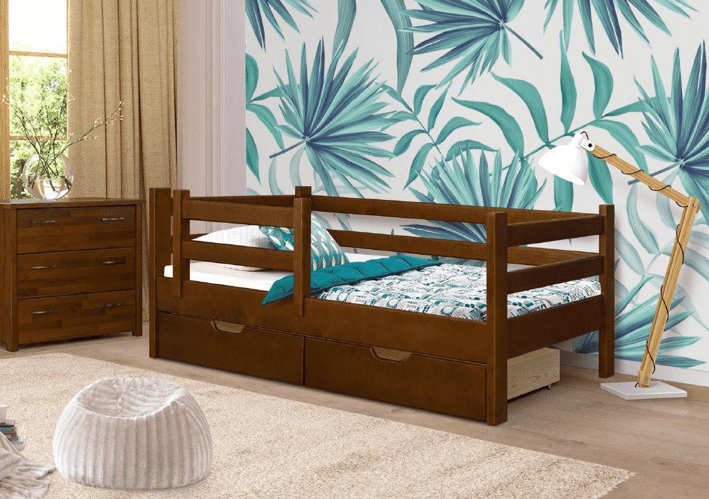 Кровать STEMMA Флай из натурального дерева сосна 90x200 см Светлый орех