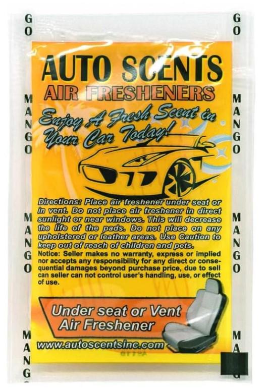 Ароматизатор автомобильный в подушечке AUTO SCENTS Mango Tango - фото 1 Ароматизатор автомобильный в подушечке AUTO SCENTS Mango Tango - фото 1