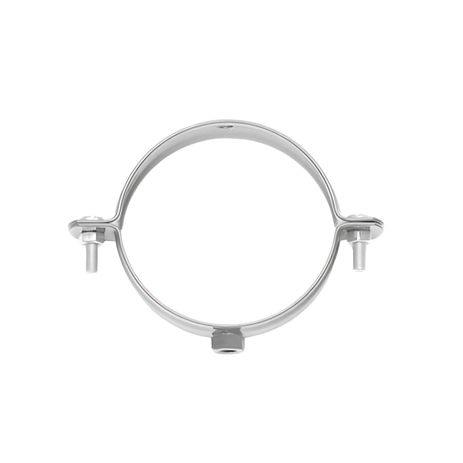 Хомут кріплення труби Classic 120 металевий d 80 мм RAL 9010 (11711445) - фото 1 Хомут кріплення труби Classic 120 металевий d 80 мм RAL 9010 (11711445) - фото 1