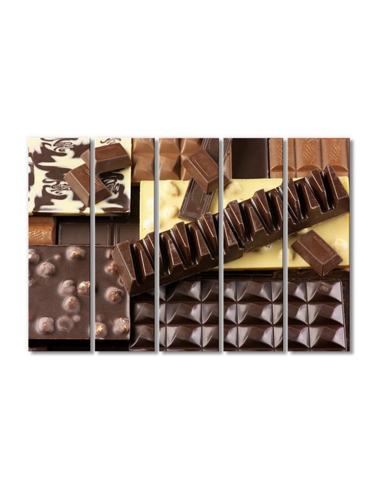 Картина модульная  Сказка шоколада 5 модулей 120x180 см