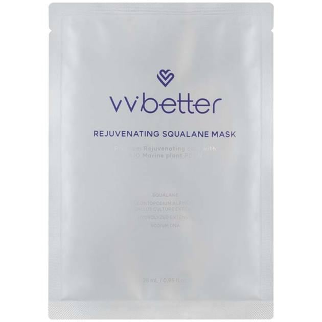 Маска омолаживающая для лица со скваланом VVbetter Rejuvenating Squalane Mask 1 шт. 28 г (3255167)