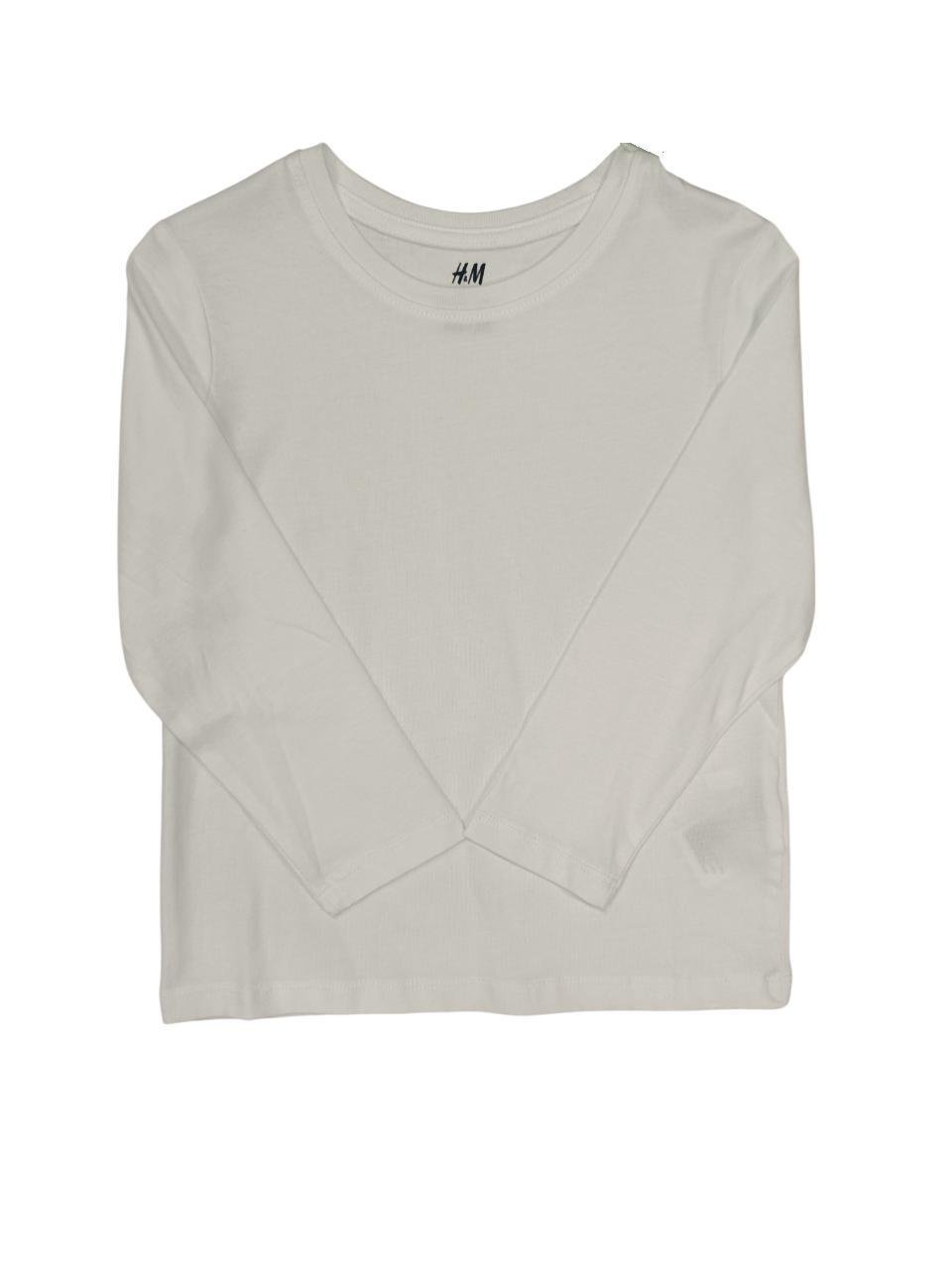 Лонгслів для хлопчика H&M 98-104 см Білий (0575A)