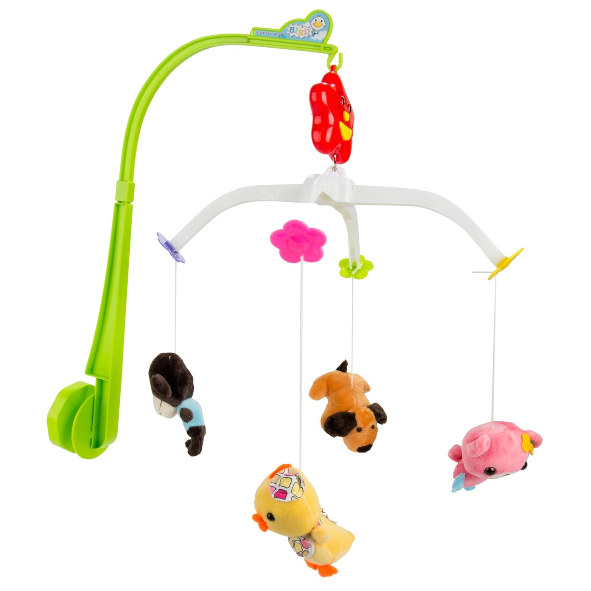 Карусель музыкальная Happy Shaking Bell 285 на детскую кроватку с 4 мягкими игрушками (285) Карусель музыкальная Happy Shaking Bell 285 на детскую кроватку с 4 мягкими игрушками (285)