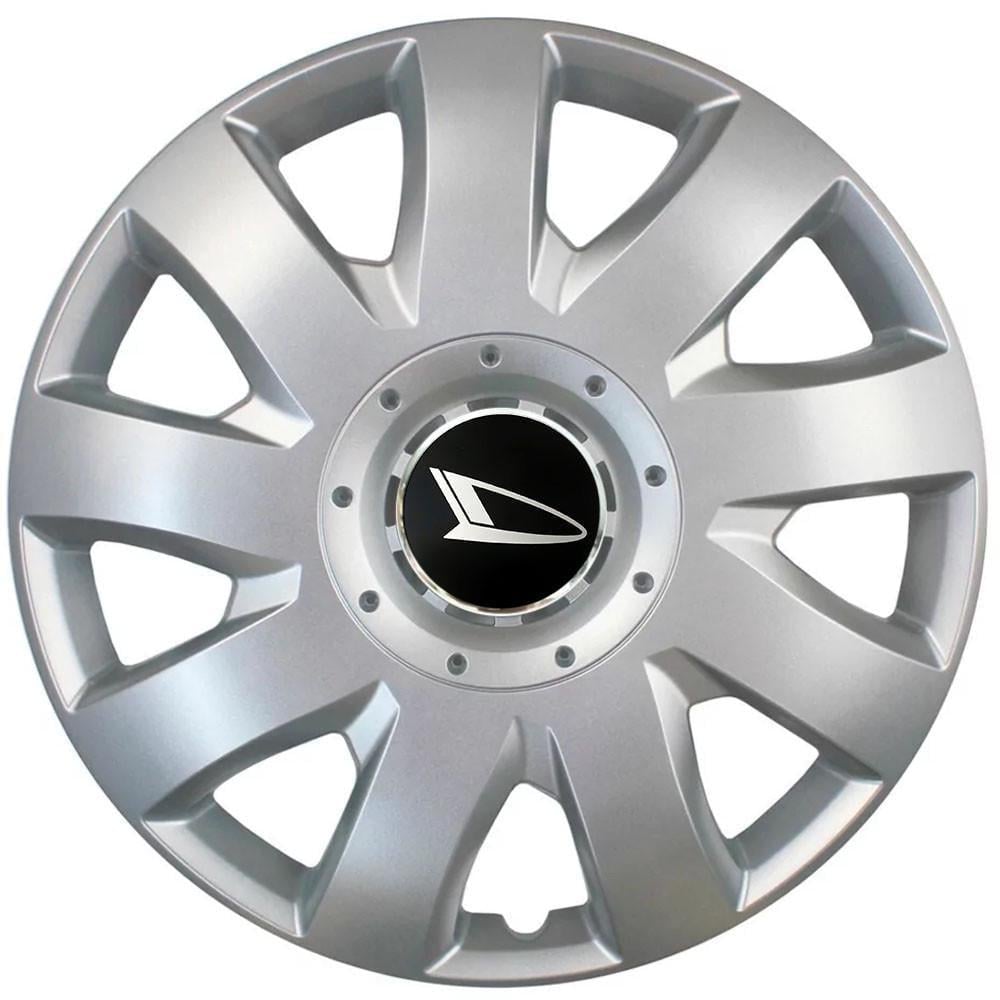 Колпаки SJS с логотипом Daihatsu 426 R16 4 шт. Серебряный (31006322)