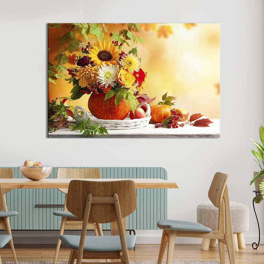 Картина на холсте Осенний натюрморт 75x50 см (267-1)
