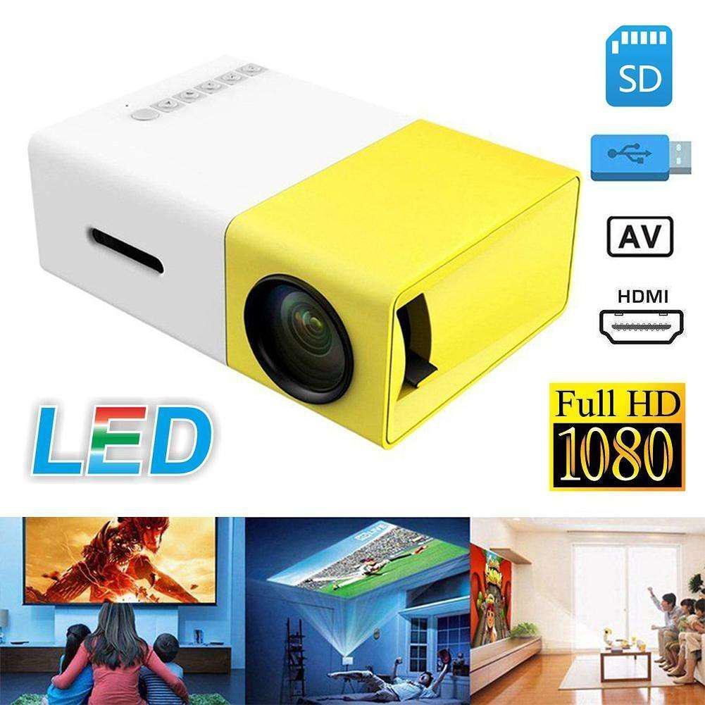 Проектор мультимедійний Projector YG300 Led з динаміком - фото 2