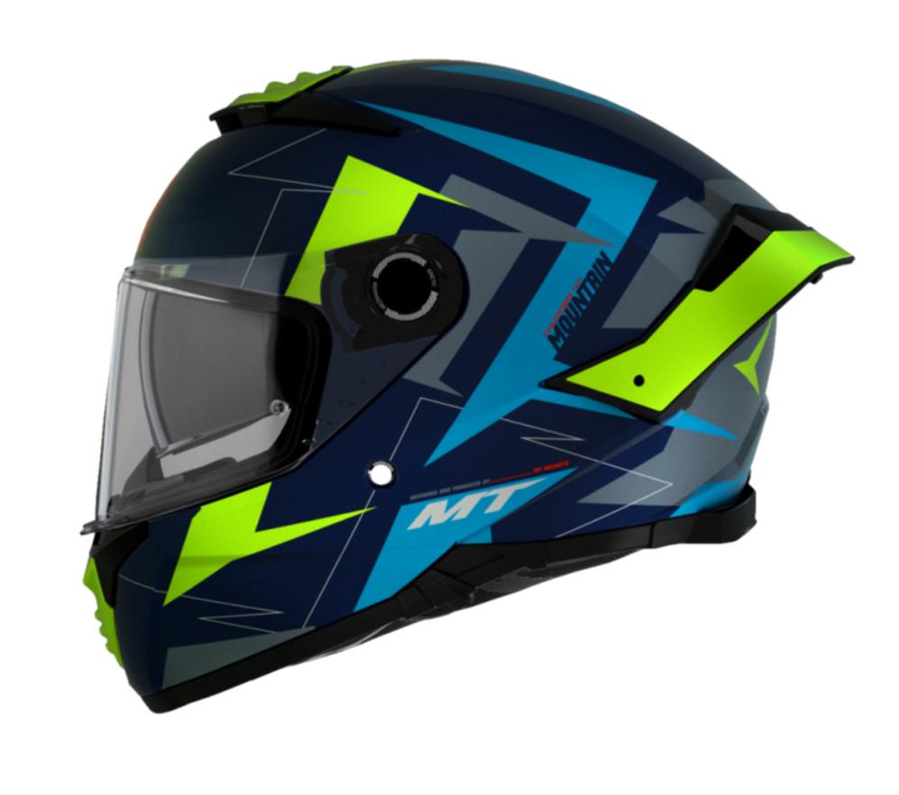 ᐉ Мотошлем MT HELMETS Thunder 4 SV Mountain C7 L Matt Blue Yellow