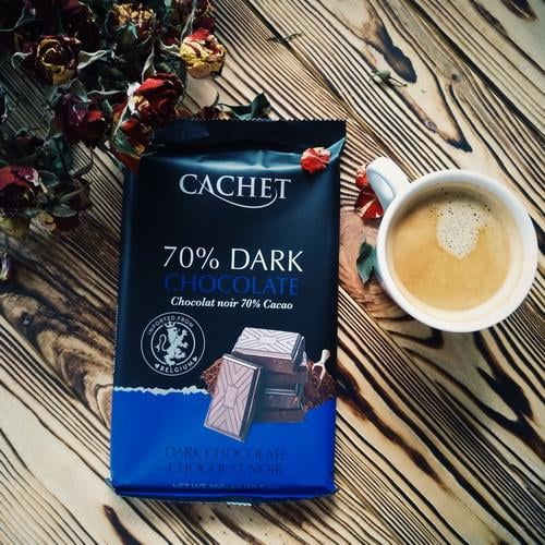 Шоколад Cachet Dark екстра чорний 70 % какао 300 г (20584642) - фото 2