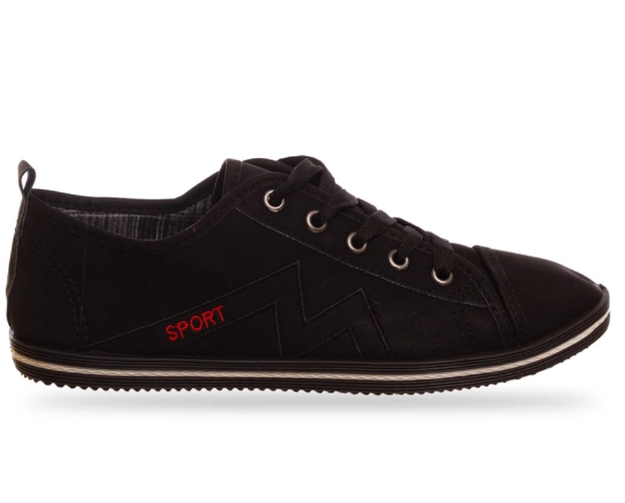 Кеды низкие подростковые SP-Sport OB-4104 р. 40 Черный