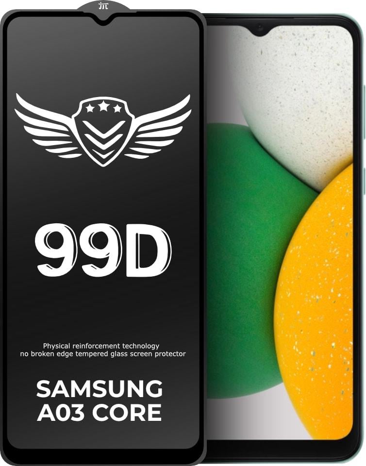 Стекло защитное FlyGuard Samsung Galaxy A03 Core A032 Full Glue (31292)