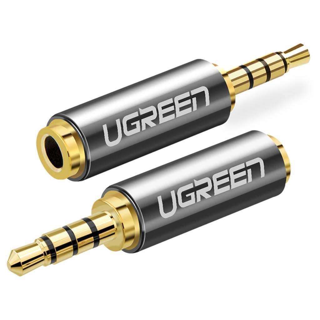 Аудиоадаптер для наушников Ugreen 20501 2.5 мм папа 3.5 мм мама алюминиевый Черный (20501) Аудиоадаптер для наушников Ugreen 20501 2.5 мм папа 3.5 мм мама алюминиевый Черный (20501)