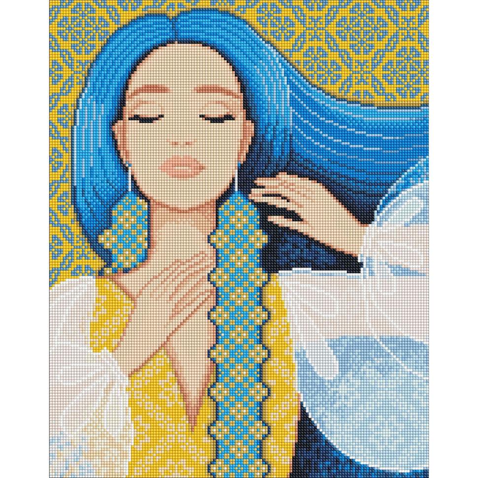 Алмазная мозаика Идейка Изысканная украинка 40x50 см (AMO7660)
