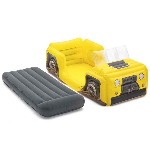 Кровать детская надувная Bestway Джип М1056 односпальная (67714)