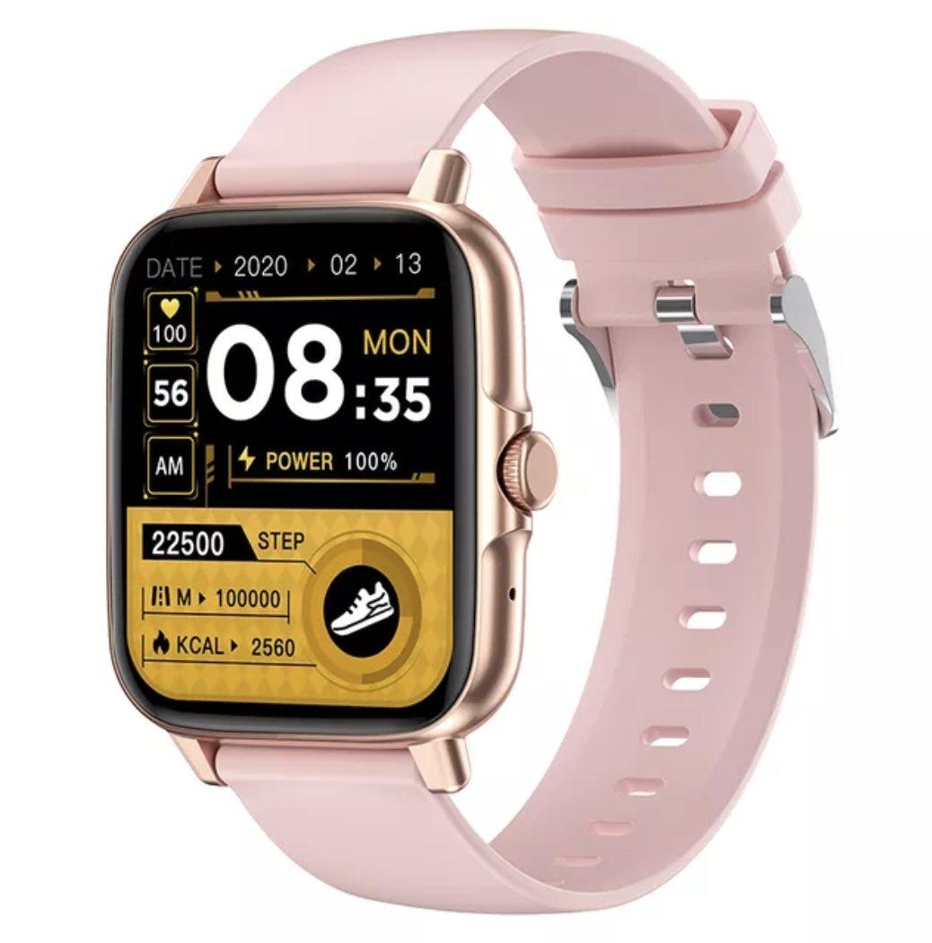 Смарт-годинник Bakeey GT50 з тонометром/пульсоксиметром  Gold (b9e6ed24)