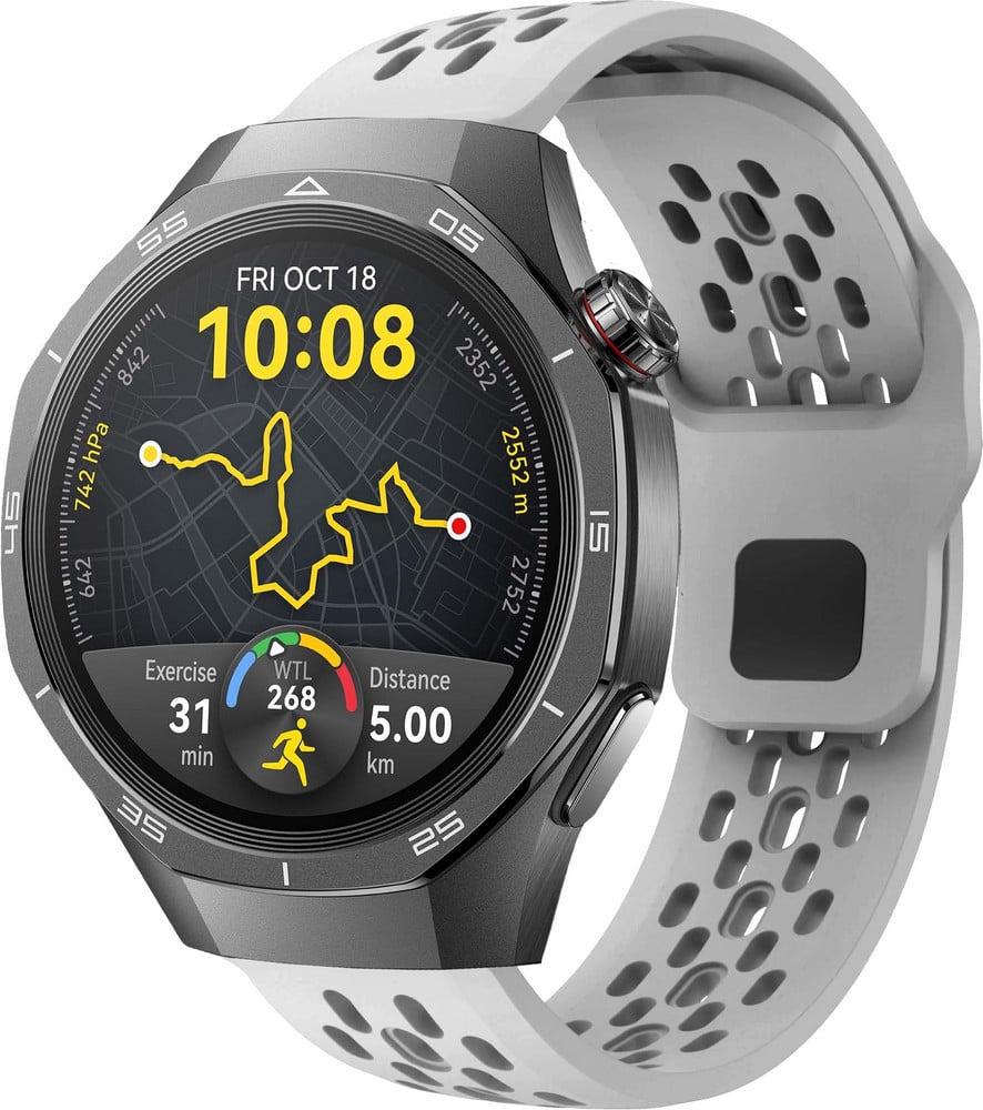 Ремешок силиконовый Liveunic для Huawei Watch GT5/GT5 Pro 46 мм Light Grey (41986-4C)