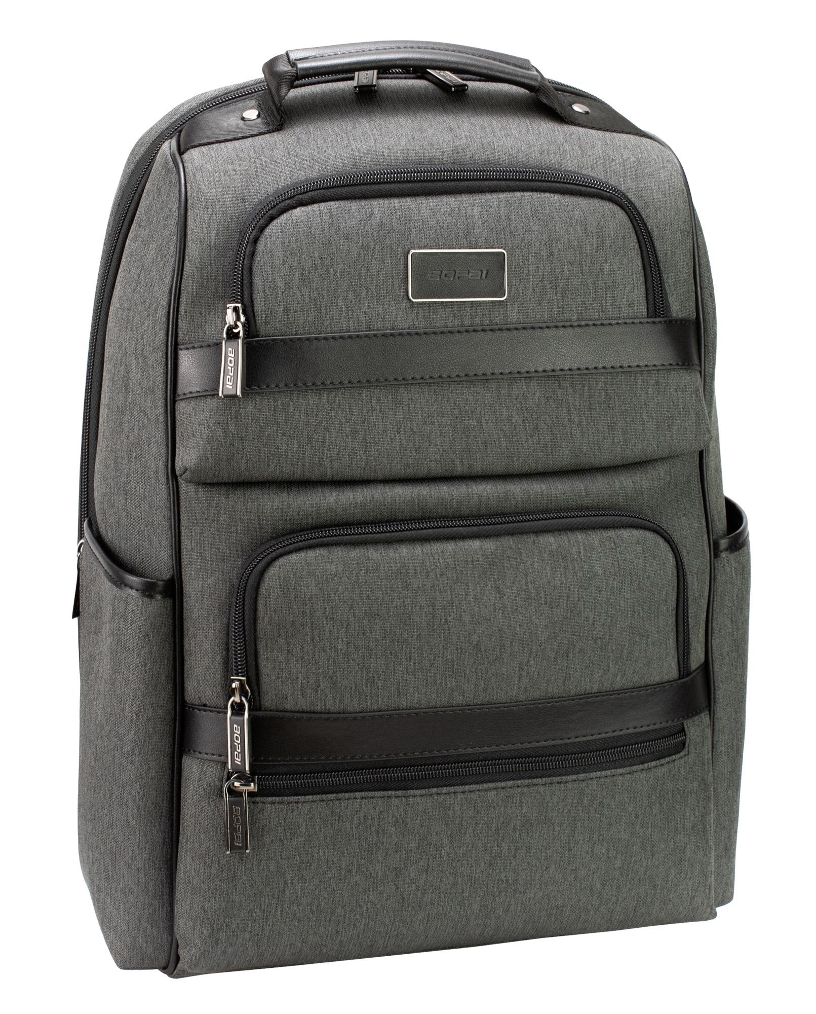 Рюкзак деловой Optima 45x33x15 см 16-25 л Серый (851-025318)