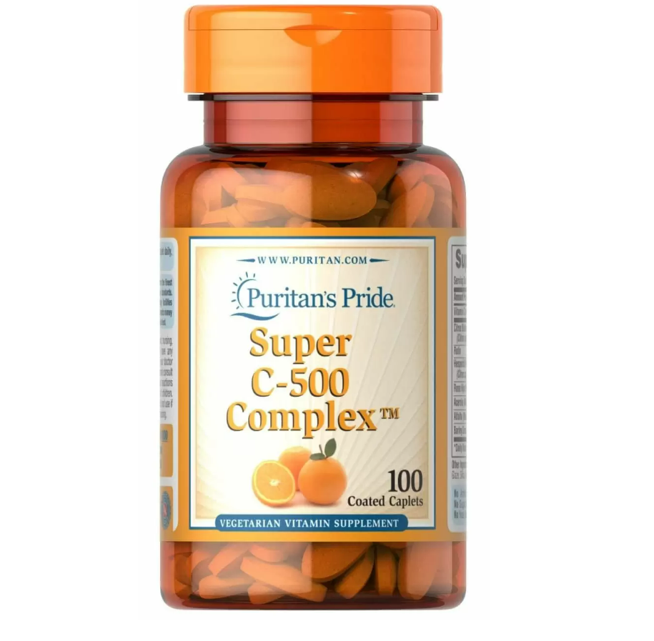 Вітаміни Vitamin C-500 Complex 100 coated caplets